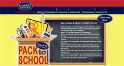 Desktop Screenshot of ahartzpacktoschool.com